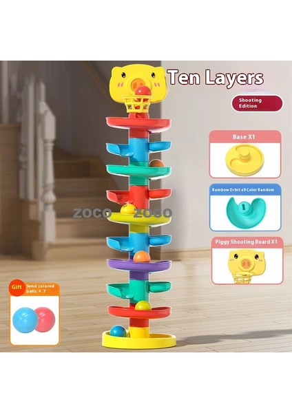 Bebek Puzzle Erken Eğitim Oyuncakları Istifleme 0-3 Yaş Bebek Parça Topu (Yurt Dışından)