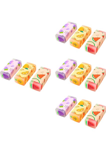 12X Kauçuk Silgileri Yenilik Icı Meyve Silgileri (Yurt Dışından) modelleri