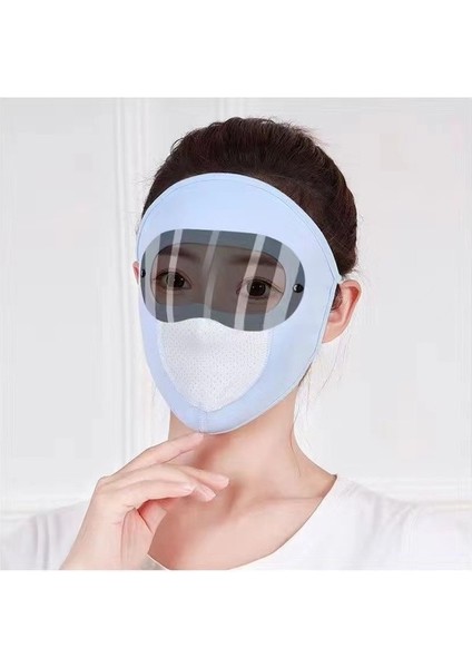 Anti-Ultraviyole Bisiklet Rüzgar ve Toz Buz Tel Nefes Güneş Maskesi (Yurt Dışından)