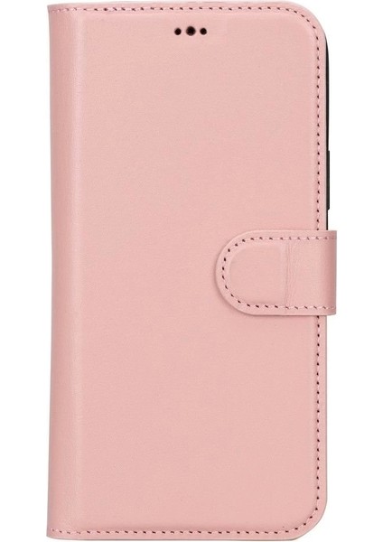 Apple iPhone 15 Plus Uyumlu Deri Cüzdanlı Kılıf Mwwn Nu2 Pembe fırsatları