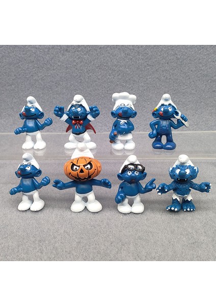 Şirinler 8 Cadılar Bayramı Gargamel Akıllı Karikatür Bebek Süsleri Oyuncak Modeli (Yurt Dışından)