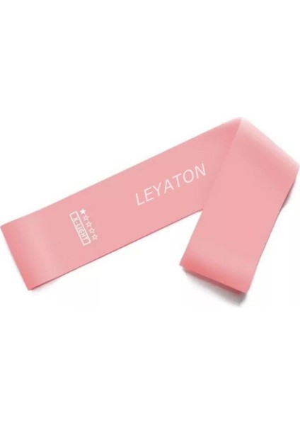 Pembe Hafif Direnç Latex Aerobik Band LAB100