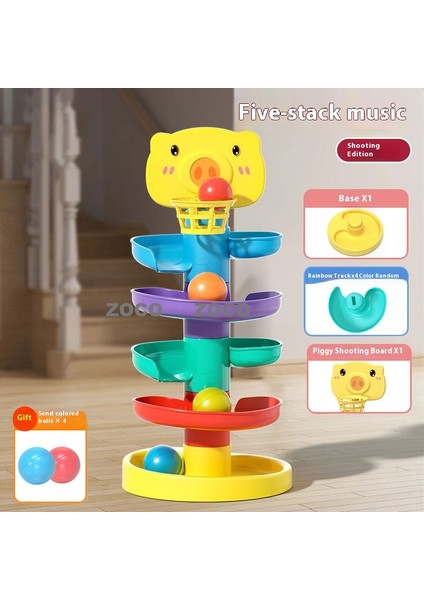 Bebek Puzzle Erken Eğitim Oyuncakları Istifleme 0-3 Yaş Bebek Parça Topu (Yurt Dışından)