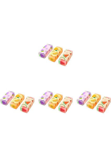 12X Silgileri Çocuk Çalışma Araçları Aksesuarları Kauçuk Silgileri (Yurt Dışından) fiyatları