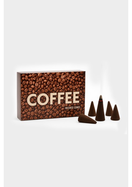 Doğal Kahve Aromalı Konik Tütsü (Coffee) 10’lu Paket