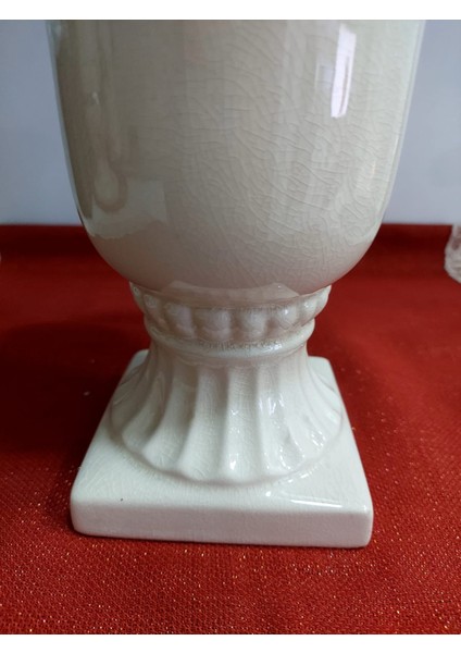 Çap 14CM Yükseklik 23CM Vintage Seramik Vazo Saksı 1 Adet modelleri