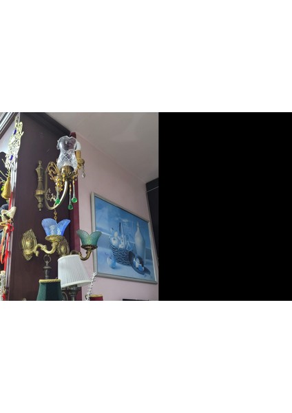 Kumaş Şapkalı Metal Aplik 21X26CM Yaratıcı Modern Bordo 1 Adet modelleri