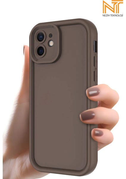 apple iPhone 11 Uyumlu Kamera Korumalı Parlak Stil Tasarım Kapak