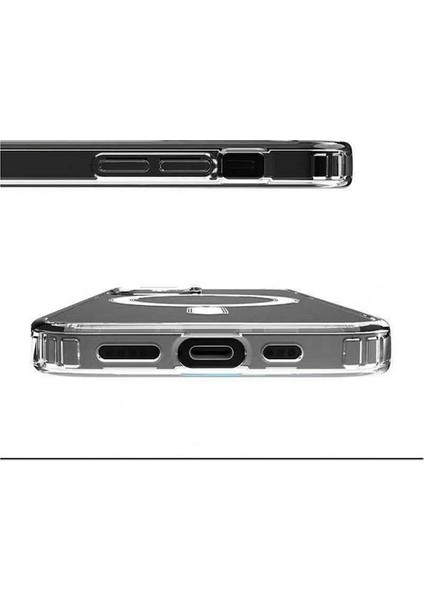 iPhone 11 Için Kılıf Kamera Korumalı Magsafe Wireless Şarj Özellikli Şeffaf Kılıf fırsatları