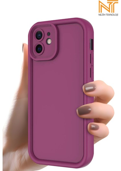 apple iPhone 11 Uyumlu Kamera Korumalı Parlak Stil Tasarım Kapak