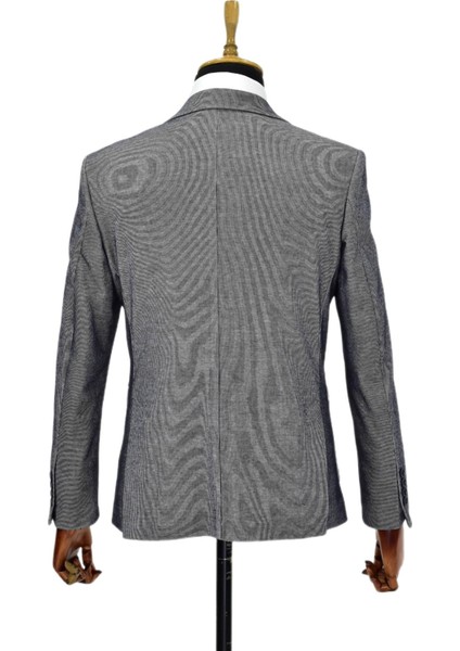 Erkek Tek Spor Ceket Çift Yırtmaçlı BGL-ST04512