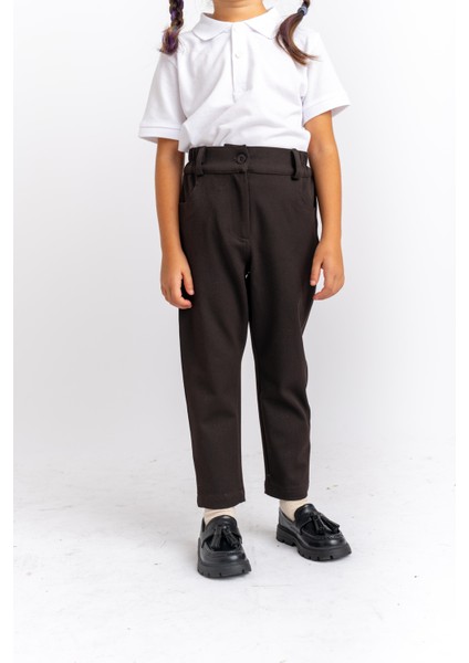 Likralı Gabardin Pantolon 2-7 Yaş Kahve fiyatları