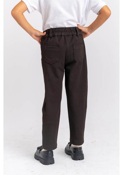 Likralı Gabardin Pantolon 2-7 Yaş Kahve modelleri