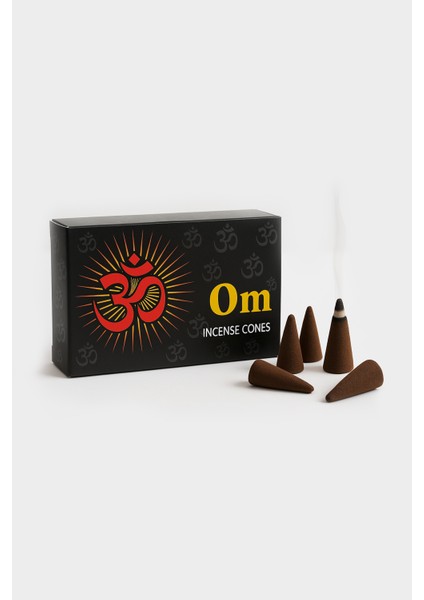 Doğal Om Aromalı Konik Tütsü (Om) 10’lu Paket