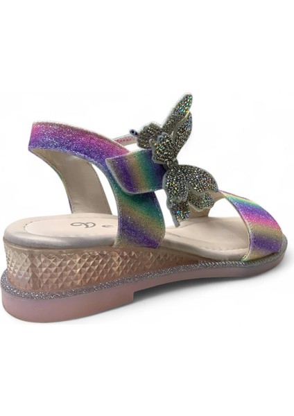 606 Kız Çocuk Taşlı Sandalet fırsatları