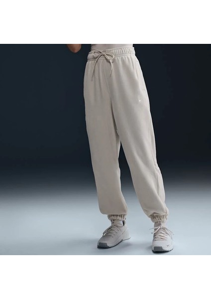 Therma-Fit One-Loose Fleece Training Kadın Siyah Yüksel Belli Polarlı Eşofman Altı FB5578-010