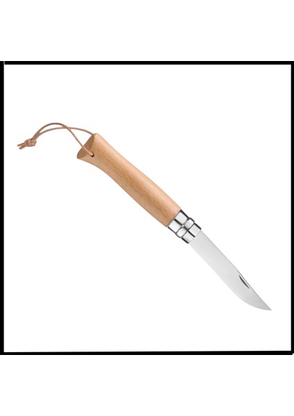 Uyguna-Yakala naturel - Katlanır Cep Çakısı - Gürgen Ağacı Sap - CAK.604