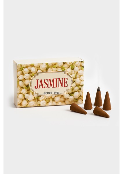 Doğal Yasemin Aromalı Konik Tütsü (Jasmine) 10’lu Paket