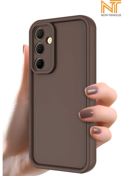 samsung Galaxy A35 Uyumlu Kamera Korumalı Parlak Stil Tasarım Kapak