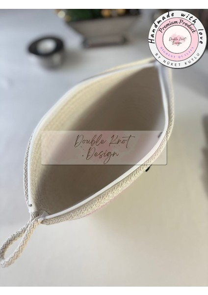 Baby 2li Takım Bebek Bakım Çantası,el Çantası Clutch Kadın Çanta,hediyelik, hasır Tress