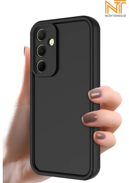samsung Galaxy A35 Uyumlu Kamera Korumalı Parlak Stil Tasarım Kapak