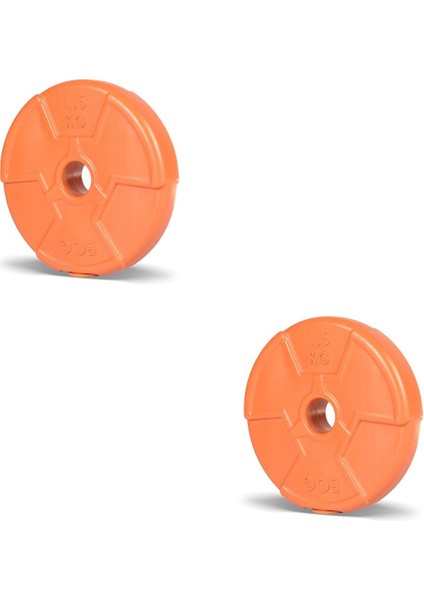 Spor Özel Seri 1.5 kg Turuncu Plaka-2 Adet