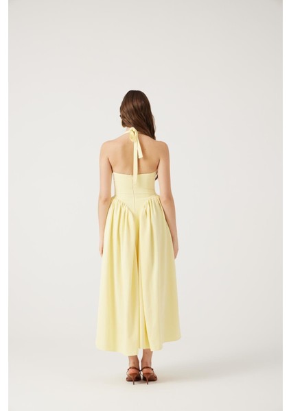 Ophelia Elbise Sarı indirimleri