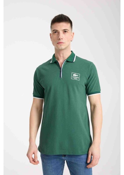 Fermuarlı Yaka Nefti Regular Fit