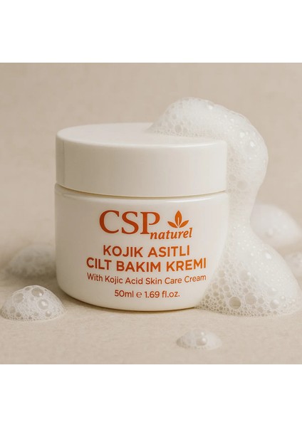Kojik Asitli Cilt Beyazlatıcı Işıltı Veren Vitamin C,b3,b5,e, Leke Karşıtı Krem & Kojik ASITLI50 ml