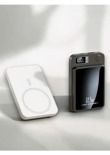Kablosuz ve Güçlü: 22.5W Hızlı Şarj Destekli 10.000 Mah Powerbank