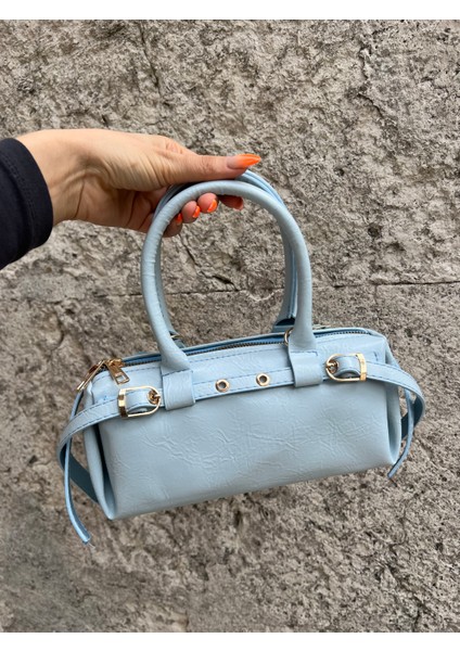 Mery Toka Detaylı Bebe Mavi Çanta fiyatları