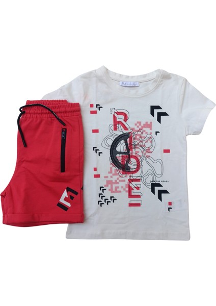 Erkek Çocuk Ride Baskılı T-shirt - Şort İkili Takım 7 Yaş indirimleri