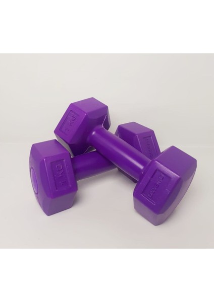 Plastik Dumbell Set 2 Adet 1 kg