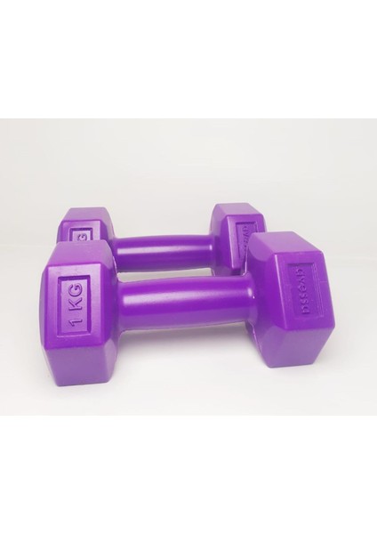 Plastik Dumbell Set 2 Adet 1 kg