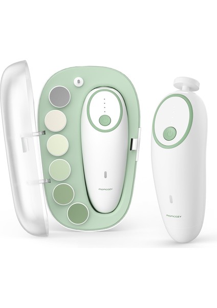 Elektrikli Bebek Tırnak Törpüsü, LED Işıklı, Sessiz, 7 Başlıklı, Şarjlı