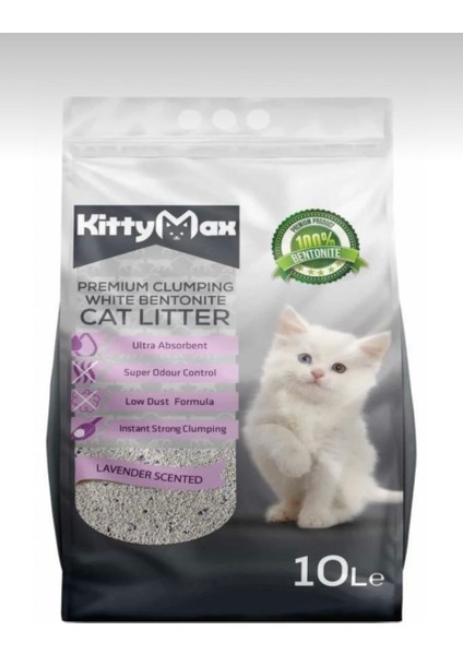 Kedi Kumu (Lavanta Kokulu) Bentonit 10L