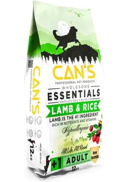 Dog Adult Yetişkin Köpek Maması Lamb & Rıce 12 kg Kuzu Etli ve Pirinçli