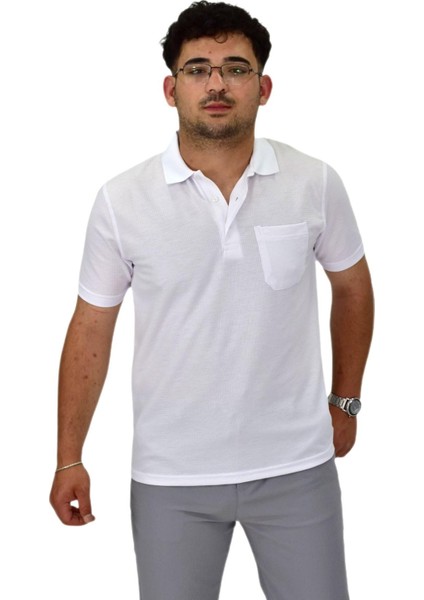 Erkek Polo Yaka Cepli Tişört T-139 BGL-ST04591