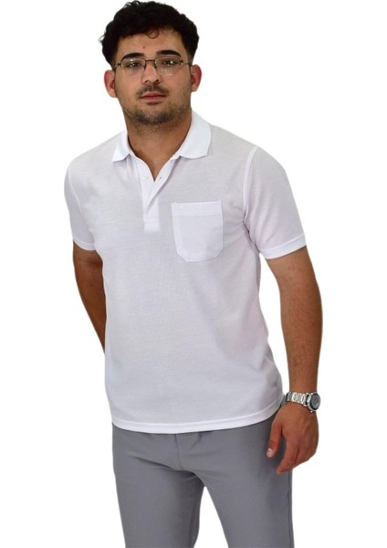 Erkek Polo Yaka Cepli Tişört T-139 BGL-ST04591