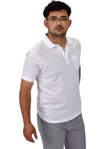 Erkek Polo Yaka Cepli Tişört T-139 BGL-ST04591