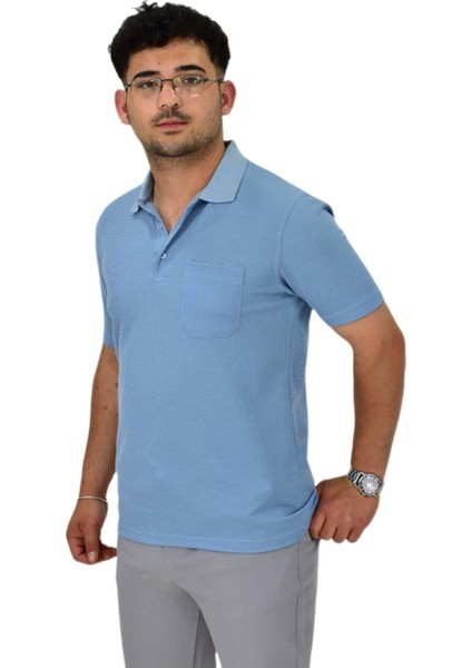 Erkek Polo Yaka Cepli Tişört T-139 BGL-ST04591