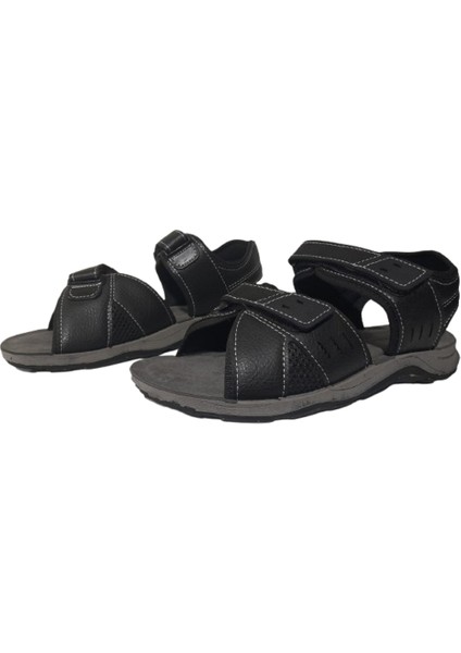 Siyah Cırtlı Erkek Sandalet fiyatları