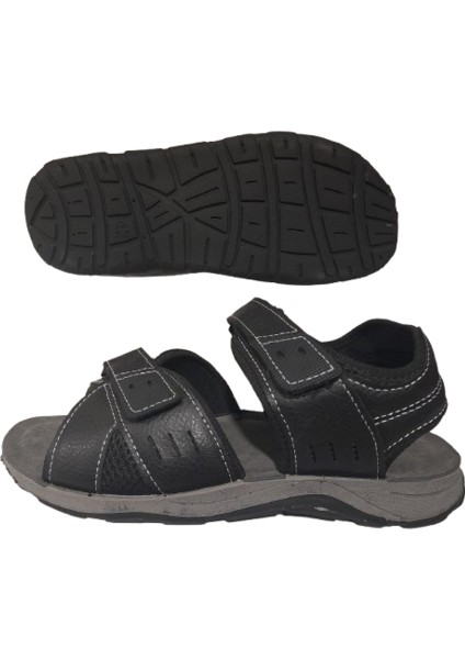 Siyah Cırtlı Erkek Sandalet indirimleri