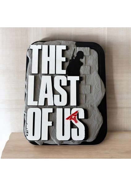The Last Of Us – 3D Duvar Dekoru 17.5 cm Yüksekliginde Logo Figür Premium Koleksiyon Parça