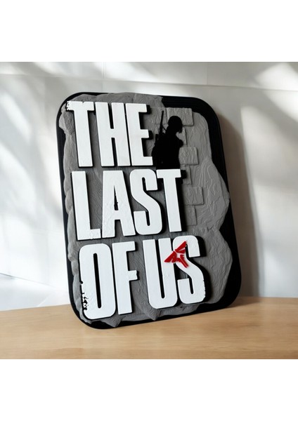 The Last Of Us – 3D Duvar Dekoru 17.5 cm Yüksekliginde Logo Figür Premium Koleksiyon Parça