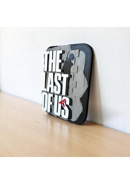 The Last Of Us – 3D Duvar Dekoru 17.5 cm Yüksekliginde Logo Figür Premium Koleksiyon Parça
