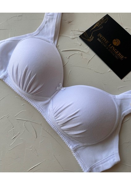 Louisa %85 Pamuklu Balesiz C Cup Toparlayıcı Penye Kalın Askılı 2'li Sütyen indirimleri