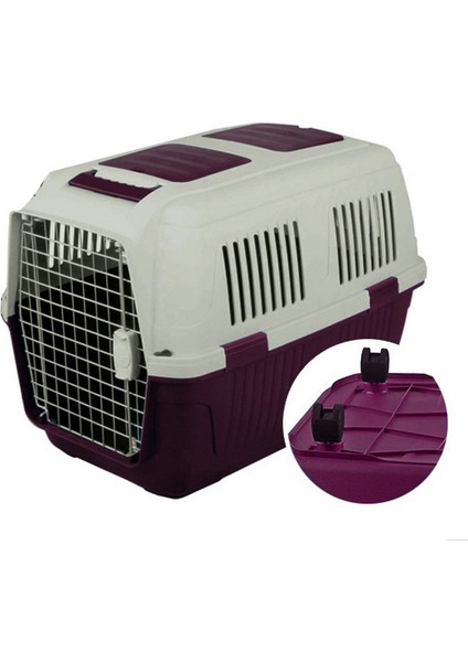 Cd8 Köpek Taşıma Çantası Tekerlekli Bordo 102X74X76CM Inslm