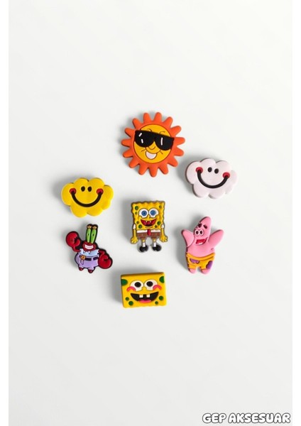 Jibbitz Terlik Süsü 7'li Set