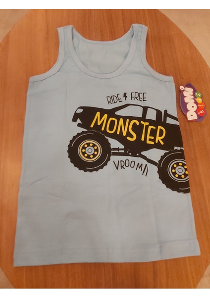 Erkek Çocuk Atlet 2'li Karışık Renkli